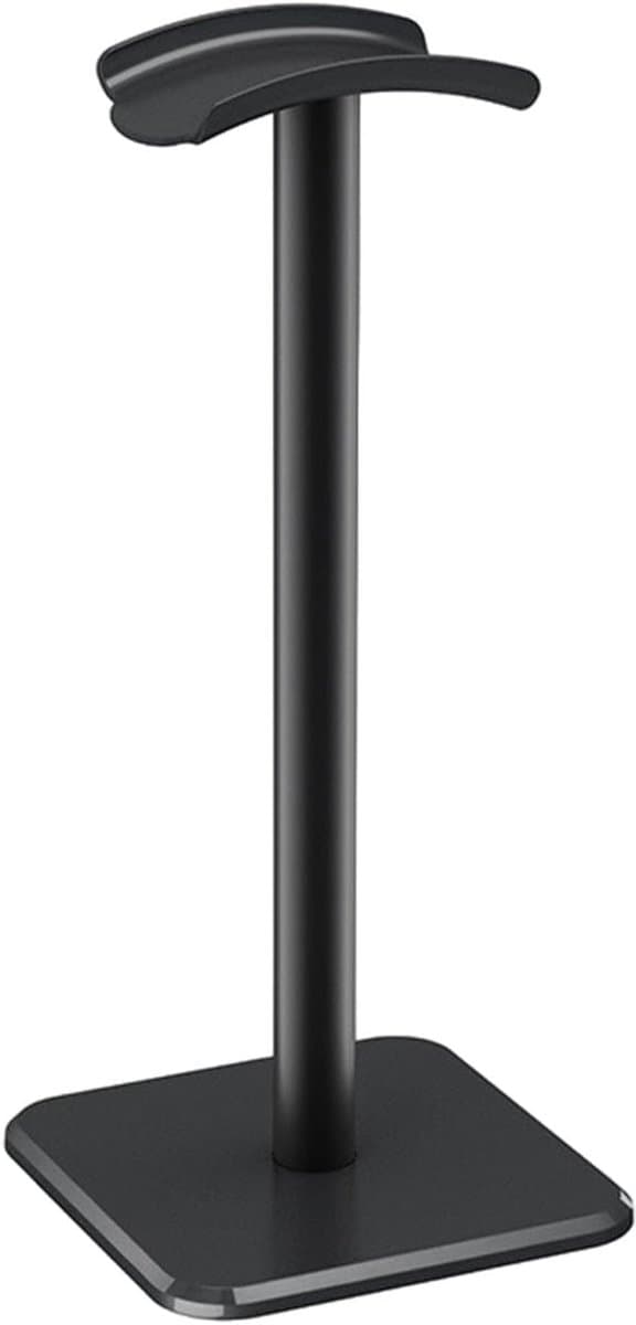 Hoofdtelefoonstandaard - Headset Houder - Bureau Organisatie - Boogvormige Pasvorm - 10x10x24.5 cm - Zwart — afbeelding 1