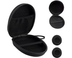 Store_9 - Hoofdtelefoonbeschermingsset - Opbergtas voor hoofdtelefoon - Zwart - Stofdichte hoofdtelefoonhoes - Ideaal voor reizen en opslag - Inclu...