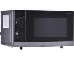 Magnetron Oven - Keukenapparaat - Snel Opwarmen - Platte Bodem - 20 Liter - Zilver Zwart