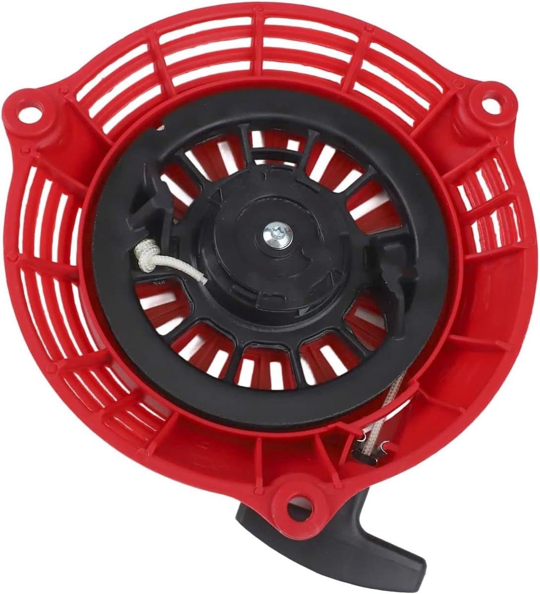 Grasmaaier Terugslagstarter - Recoil Starter Motoronderdeel - Gazononderhoud - Metalen Constructie - 171 mm - Zwart — afbeelding 1
