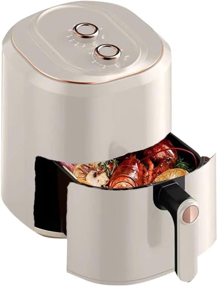 Airfryer Oven - Friteuse Heteluchtoven - Gezond Koken - Olievrij Frituren - 6 Liter - Wit — afbeelding 1