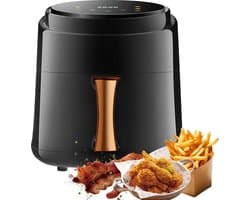 MensStore Digitale Airfryer - Hete Luchtfriteuse - Airfryer XXL - 8 Liter Inhoud - 6 Automatische Programma's - Digitaal Display -