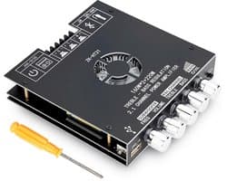 Krachtige 2.1 Kanaals Hifi Versterker Module met Bluetooth 5.0 - 2x160W + 220W Subwoofer Digitale Eindversterker