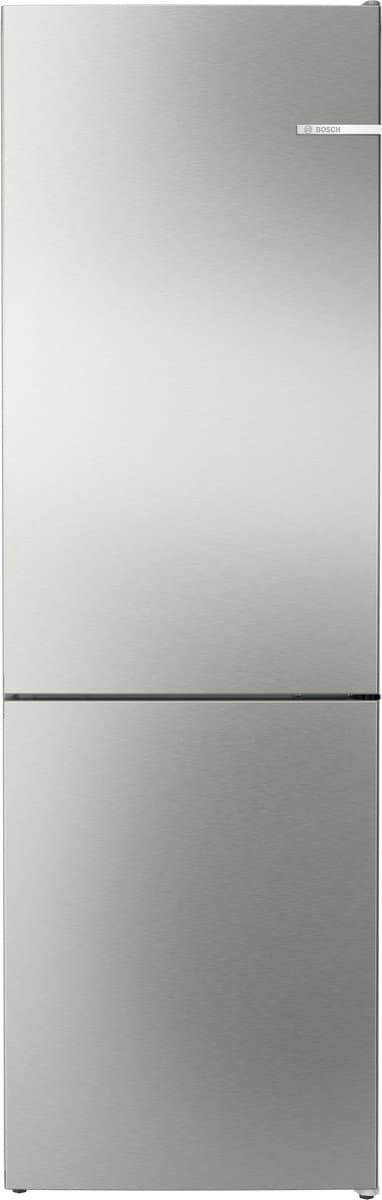Bosch Serie 4 KGN362I1F - Koel-vriescombinatie - Total No Frost - Nooit meer ontdooien - 321 liter - VitaFresh XXL: houd etenswaren langer vers met extra ruime vershoudlades - RVS — afbeelding 1