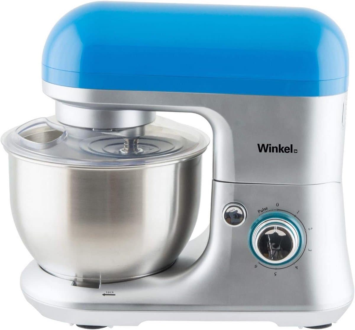 Krachtige Keukenmachine met Mengkom 4L en 6 Snelheden 650W Blauw — afbeelding 1