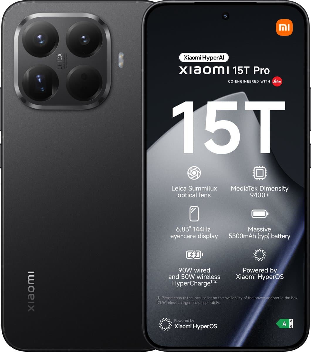 Xiaomi 15T Pro - 12GB/512GB - Zwart — afbeelding 1