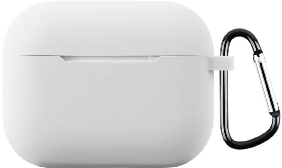 Telestore - hoesje geschikt voor AirPods Pro 3 soft case cover - wit - TPU hoesje Beschermhoes - AirPods Pro 3 Cover - AirPods Pro 3 hoesje - Geschikt voor Apple Airpods Pro 3 - gel hoesje met sleutelhanger — afbeelding 1