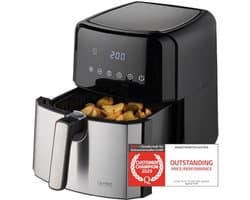 Airfryer 5L met Digitale Timer en 8 Programma's | Roestvrijstalen Mand | Gezond Frituren tot 200°C