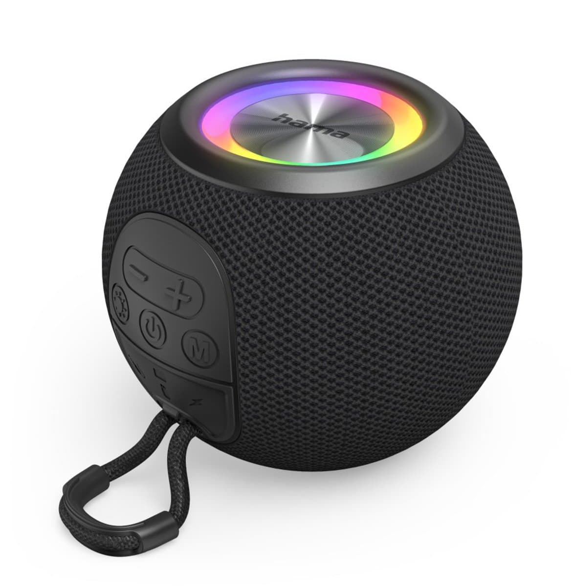 Hama Bluetooth speaker - Ball Shape - 5 Lichtmodi - 5W - Zwart — afbeelding 1