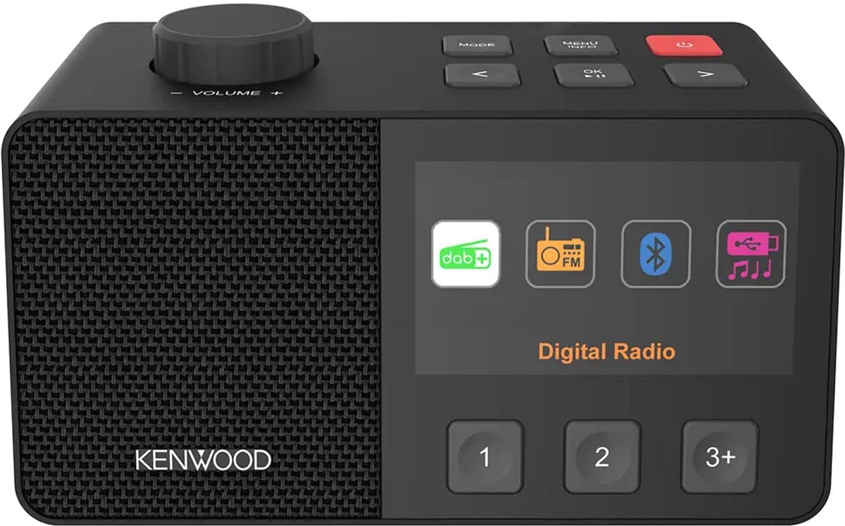 Kenwood CR-M70DAB-B Compacte Senioren radio Stereo / FM/DAB/BT/ASA zwart — afbeelding 1