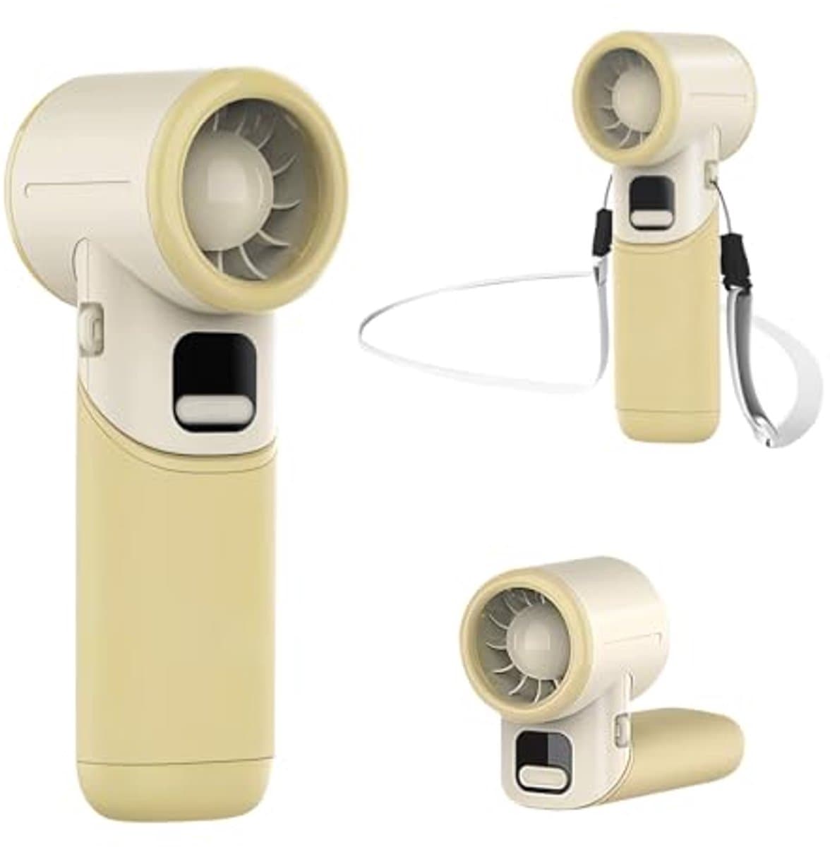 Draagbare Handventilator met 5 Snelheden - Oplaadbare Mini Ventilator voor Binnen en Buiten — afbeelding 1