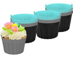 Ramekins voor Air Fryer - Air Fryer Egg Moulds - 9PCS Silicone Muffin Moulds - Muffin Molds