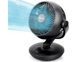 Stil Tafelventilator met Oscillatie en 3 Snelheden voor Slaapkamer, Kantoor en Keuken
