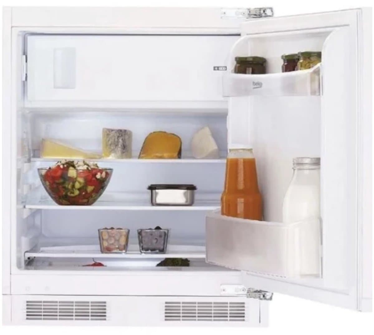 Beko BU1154HCN - Inbouwkoelkast met vriezer - 107 liter - 60 cm breed — afbeelding 1