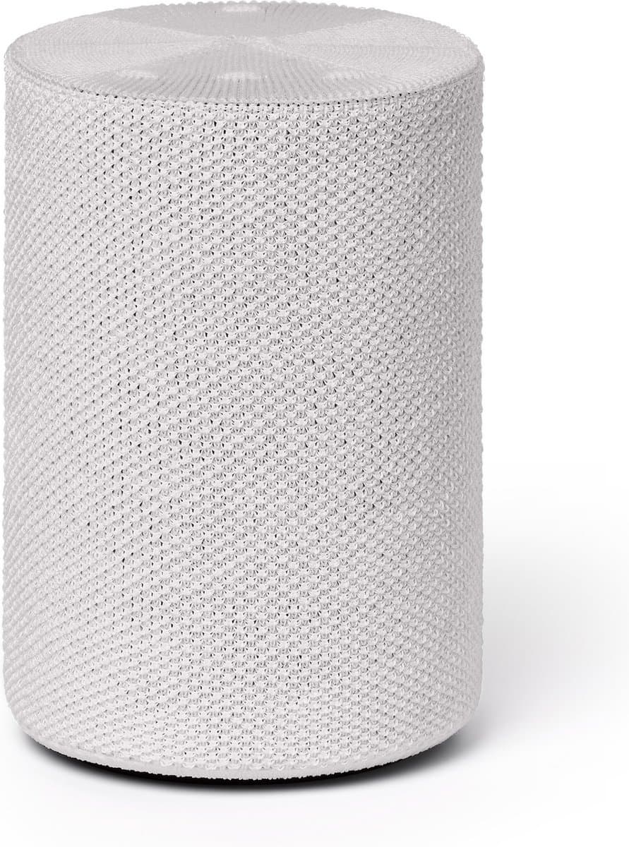 Soundskins – Luxe textielhoes / Luidsprekeraccessoire – Compatibel met Sonos Era 100 - Wit — afbeelding 1