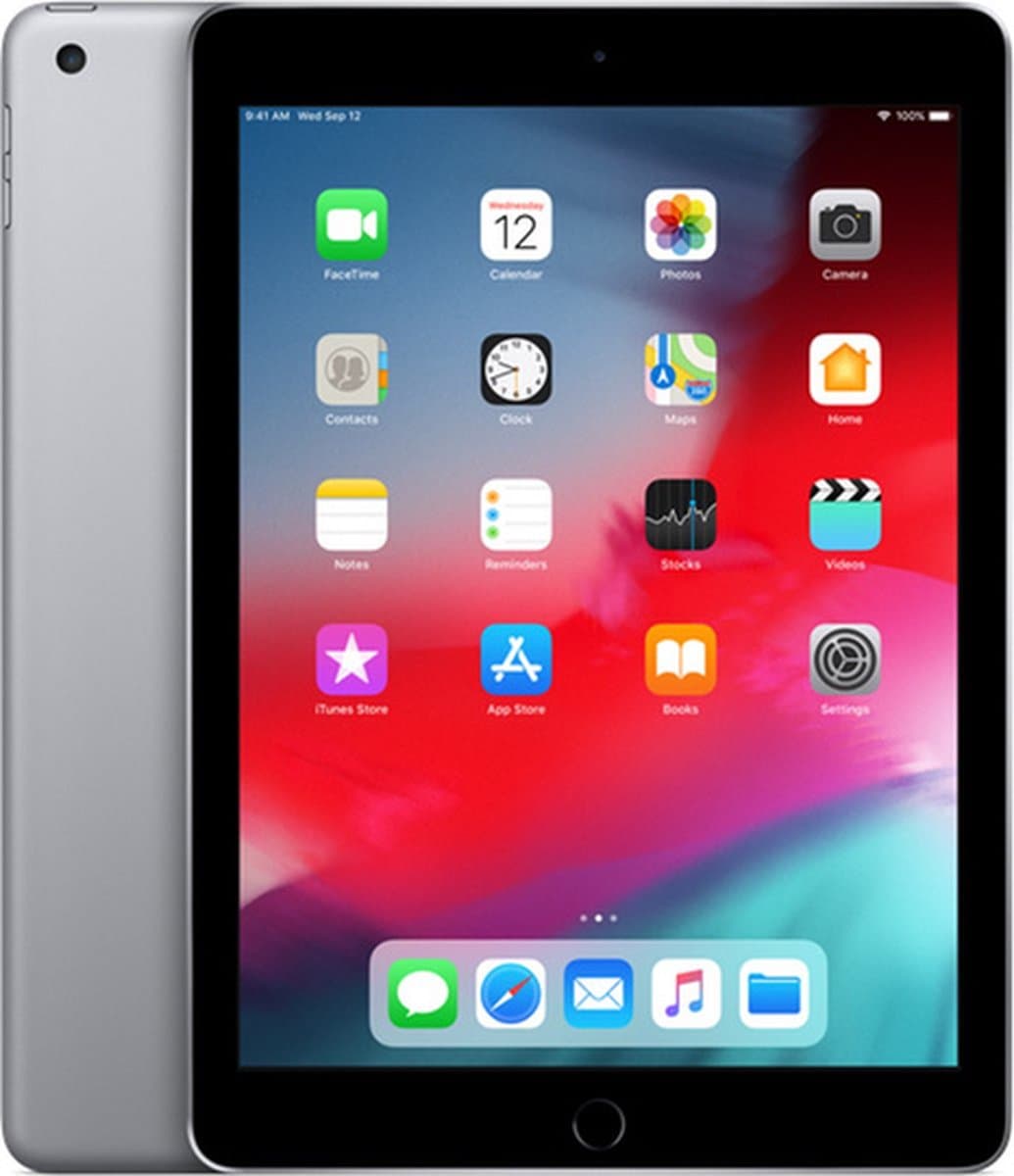 Apple iPad (2018) - 9.7 inch - WiFi - 128GB - Spacegrijs — afbeelding 1