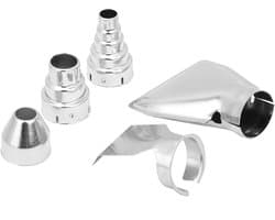 Watris Veiyi Hot Air Gun, 5 Pieces, Stainless Steel Nozzles, Metal Counter, Hot Air Gun Accessories - ShopVlot