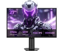 Titan Army KF271S PLUS Gaming Monitor 27 inch QHD 240Hz (275Hz OC), Fast IPS, 1ms GTG, HDR400, FreeSync, Verstelbare Voet