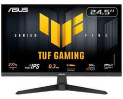 ASUS TUF Gaming VG259Q5A - FHD Fast IPS Gaming Monitor - 200Hz - 0.3ms - G-Sync Compatible - 24,5 Inch
