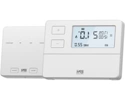 Programmeerbare Thermostaat - Draadloze Kamerthermostaat - Verwarming Regelen - RF Verbinding - Standaard - Wit