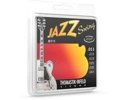 Snarenset elektrische gitaar - Thomastik-Infeld JS111 - Jazz Swing - 11-47 - Nikkel Flatwound - Light