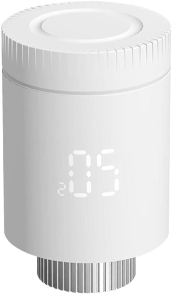 Slimme Thermostaatkraan - Radiatorkraan Slimme Thermostaat - Energie Besparen - 7-Daags Programmeerbaar - M30x15mm - Wit — afbeelding 1