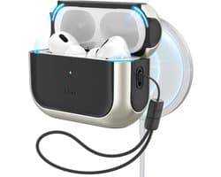 ESR Orbit Hybrid HaloLock Hoesje MagSafe Geschikt voor Apple AirPods Pro 1/2 Titanium