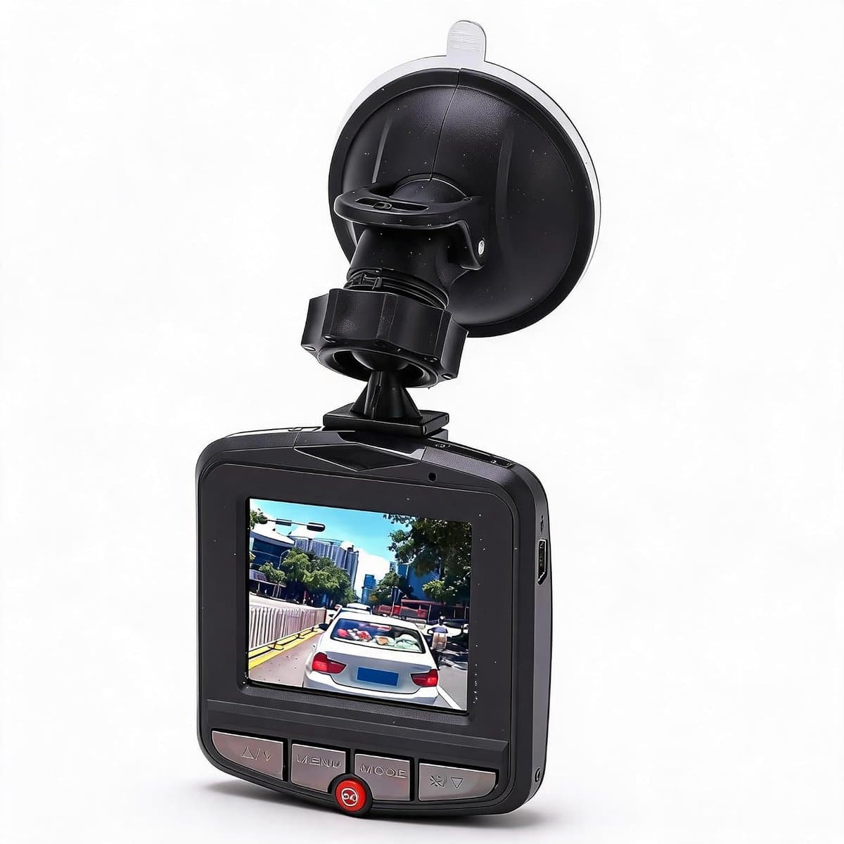 SnelShoppen - 1920 X 1080 HD Dash Cam - Voor- en Achteruitrijcamera - 170° Hoek - Nachtzicht - Auto Recorder - Bewegingsdetectie - Voor Auto's — afbeelding 1
