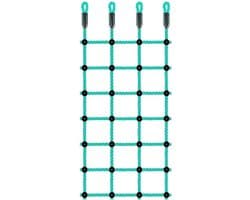 Klimpoort, klimnet, ladderspel, nylon touw, buitenspel, schommel voor kinderen, speelplaats, hut, trainingsaccessoires, 196 x 76 cm