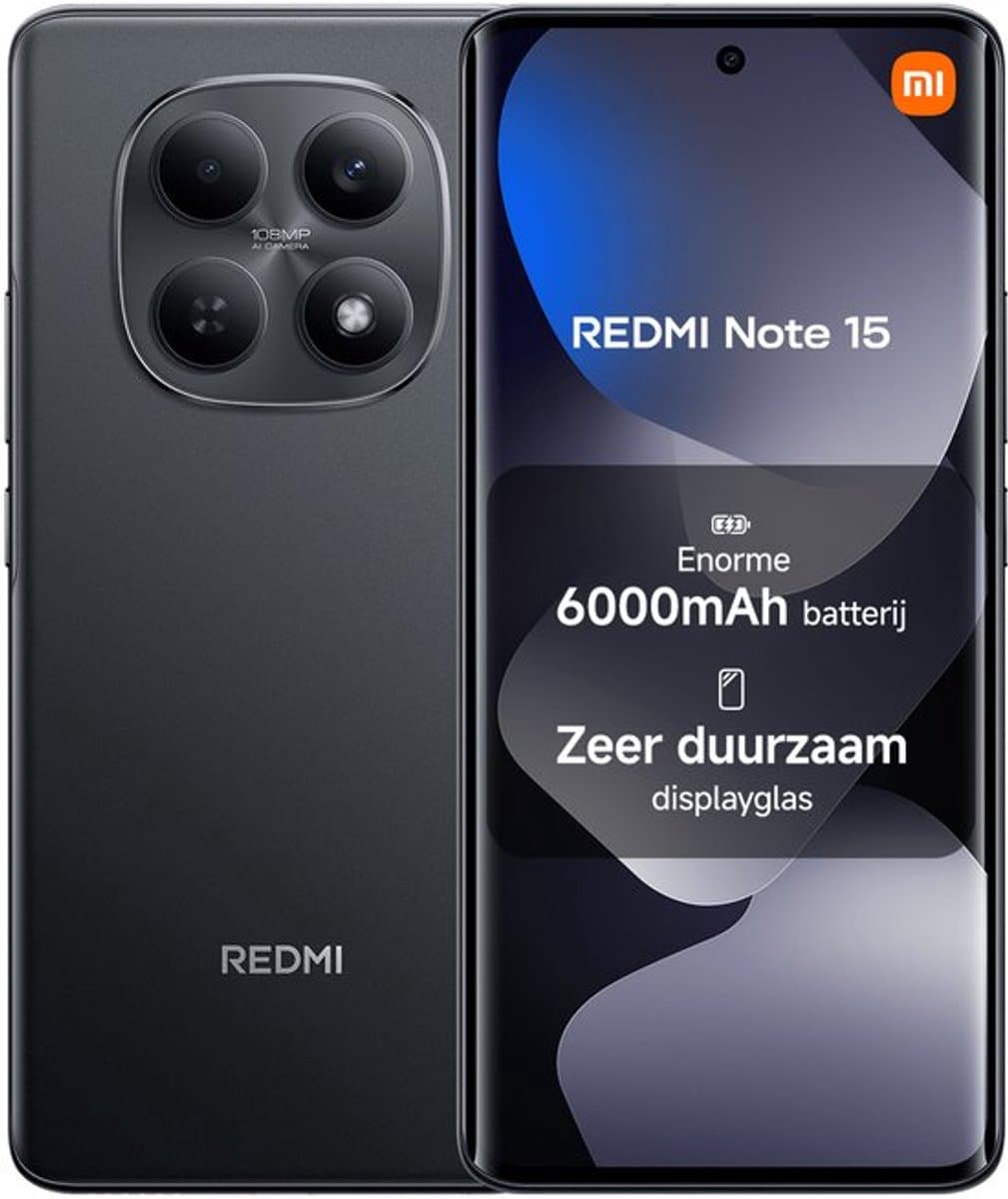 Xiaomi Redmi Note 15 4G - 8GB/256GB - Zwart — afbeelding 1