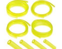 SnelShoppen - Premium Benzinebrandstofslang Set - 4 Verschillende Maten - PVC Brandstofslangen voor Kettingzaag, Grastrimmer, Bladblazer, Grasmaaier -