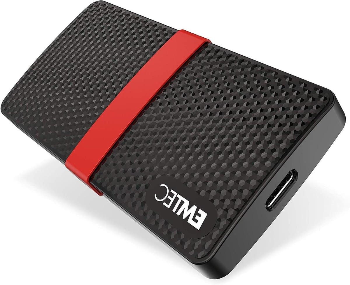 Externe SSD - Draagbare Opslag - Bestanden Overzetten - Compact En Lichtgewicht - 128 GB - Zwart — afbeelding 1