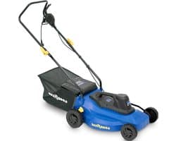 Elektrische grasmaaier - Snoermaaier gazon - Gazon onderhoud - Lichtgewicht ontwerp - 32 cm maaibreedte - Blauw
