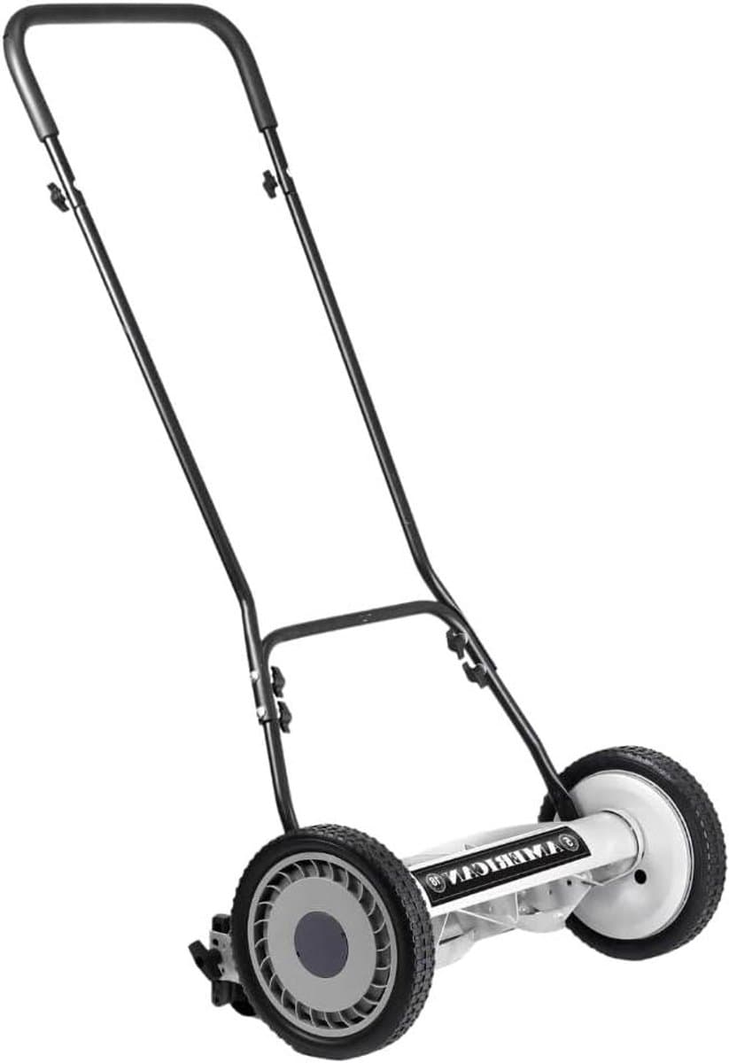 Handmaaier - Loopmaaier - Gazon Onderhouden - Verstelbare Maaihoogte - 45 cm Werkbreedte - Grijs — afbeelding 1