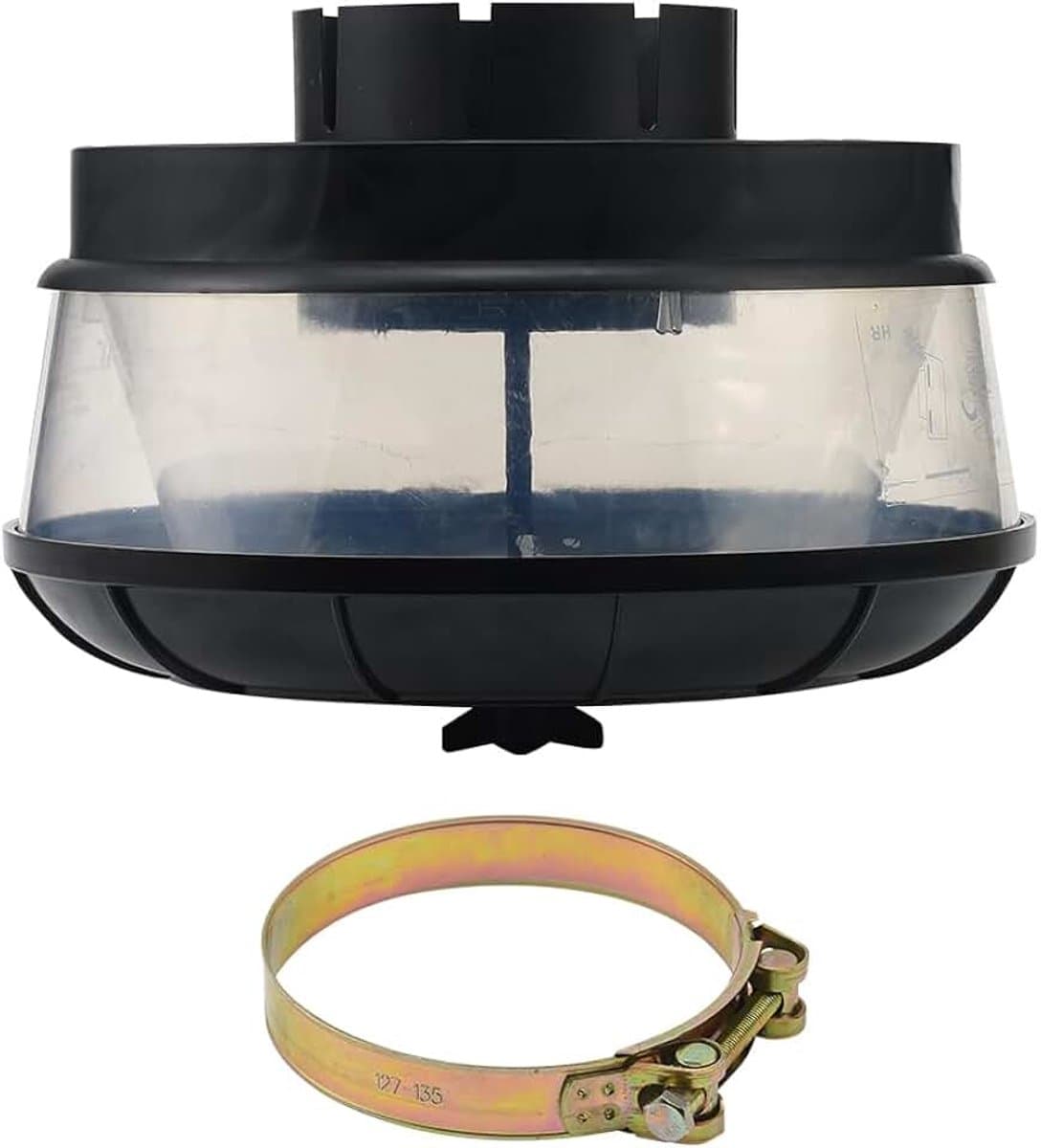 Offroad Auto Snorkel auto aanzuigbuis luchtvoorfilter, universele cycloon voor aanzuigsnorkel luchtinlaat tractor, zandbeker (127 mm) — afbeelding 1