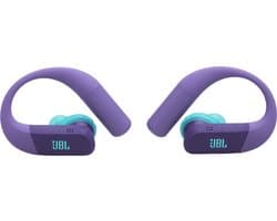 JBL Endurance Peak 4 - Sport Oordopjes - Draadloos Bluetooth - In ear - Oortjes met Oorhaak - Hardlopen - 48 uur - IP68 - Waterbestendig - Paars