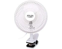 Tafelventilator met Clip en Basis - Compacte Oscillerende Mini-Ventilator - 15 cm Diameter - Draagbaar en Krachtig
