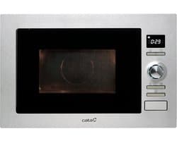 Inbouwmagnetron 25L Roestvrij Staal Met 1000W Grill - 8 Automatische Menu's
