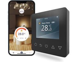 Digitale Thermostaat voor Vloerverwarming met Wekelijkse Programma's en Wifi