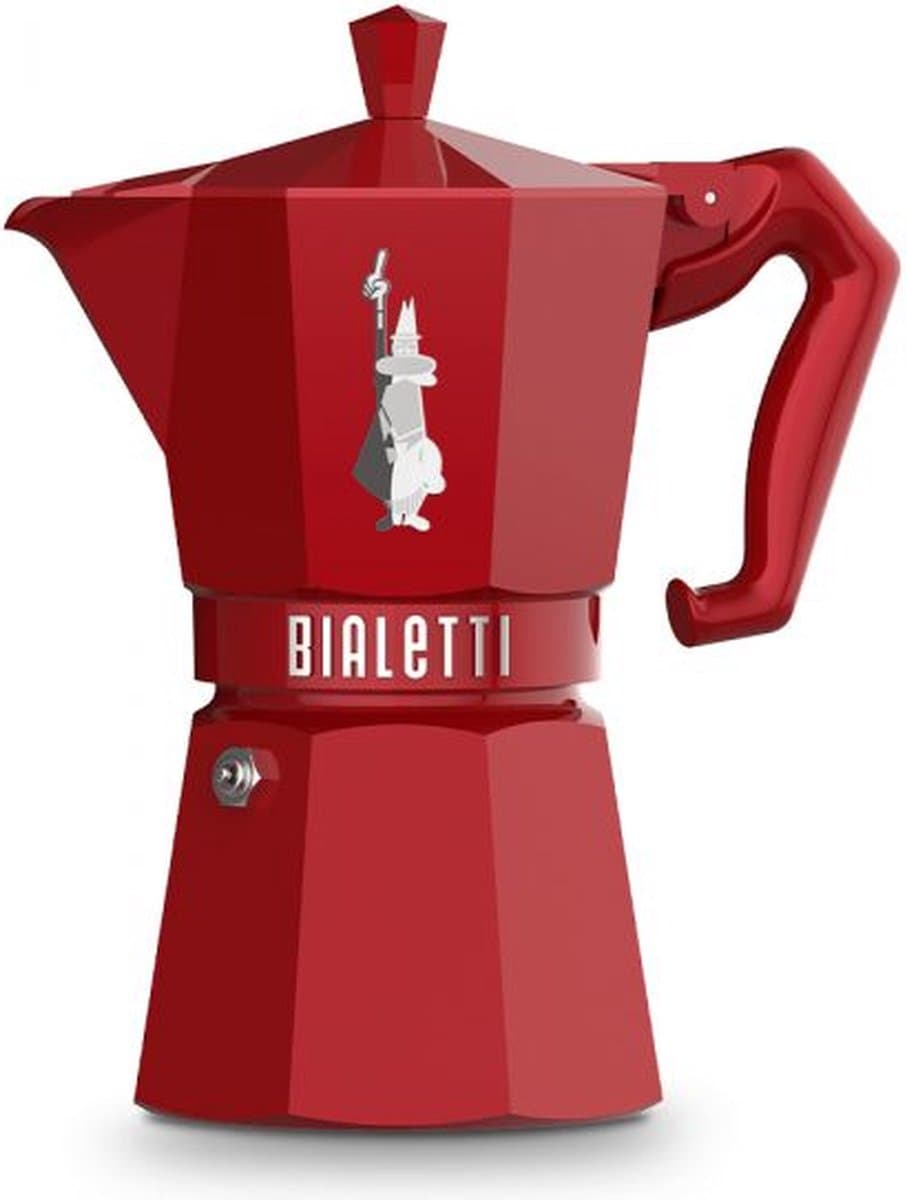 Bialetti Moka Exclusive Moka Express Rood — afbeelding 1