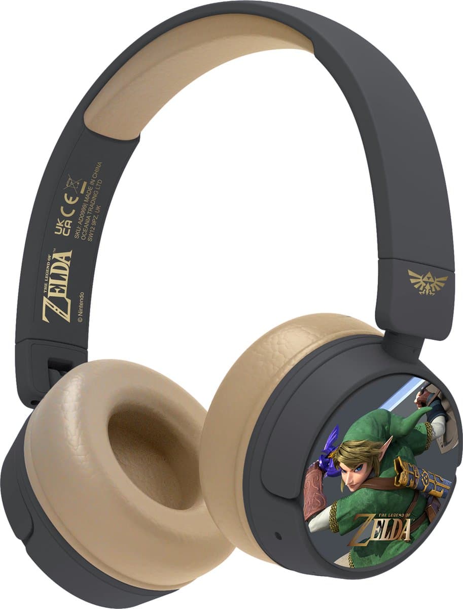 Zelda - draadloze kinderkoptelefoon - volumebegrenzing - lange batterijduur - microfoon - opvouwbaar - bluetooth — afbeelding 1
