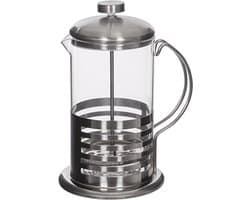 Alessandro Cafetière French Press koffiezetter/thee maker - koffie/thee pers - 800 ml - glas/rvs