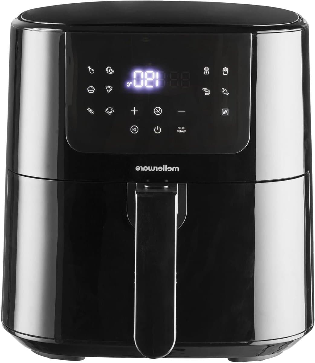 Airfryer - Heteluchtoven - Gezond Bakken - 11 Voorgeprogrammeerde Menu's - 5.5 Liter - Zwart — afbeelding 1