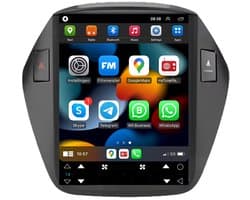 Carplay autoradio geschikt voor Hyundai ix35 | 2009 t/m 2015 | Android 13 | Draadloos Apple Carplay & Android Auto | 2GB + 32GB | Tesla Style | 8-Core processor | Davilon | 2025 model | 2009 2010 2011 2012 2013 2014 2015 | Bluetooth & Wifi
