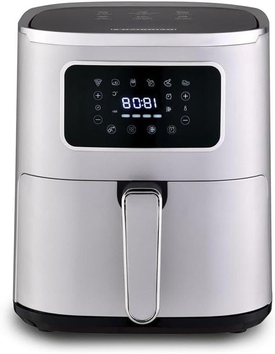 Heteluchtfriteuse - Airfryer Frituurpan - Gezond Koken - 7 Programma's - 5 Liter - Roze — afbeelding 1