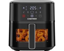 Digitale Heteluchtfriteuse - Compacte Airfryer - Snel Gezond Koken - Kijkvenster en Hi-Fry - 57 Liter Capaciteit - Zwart