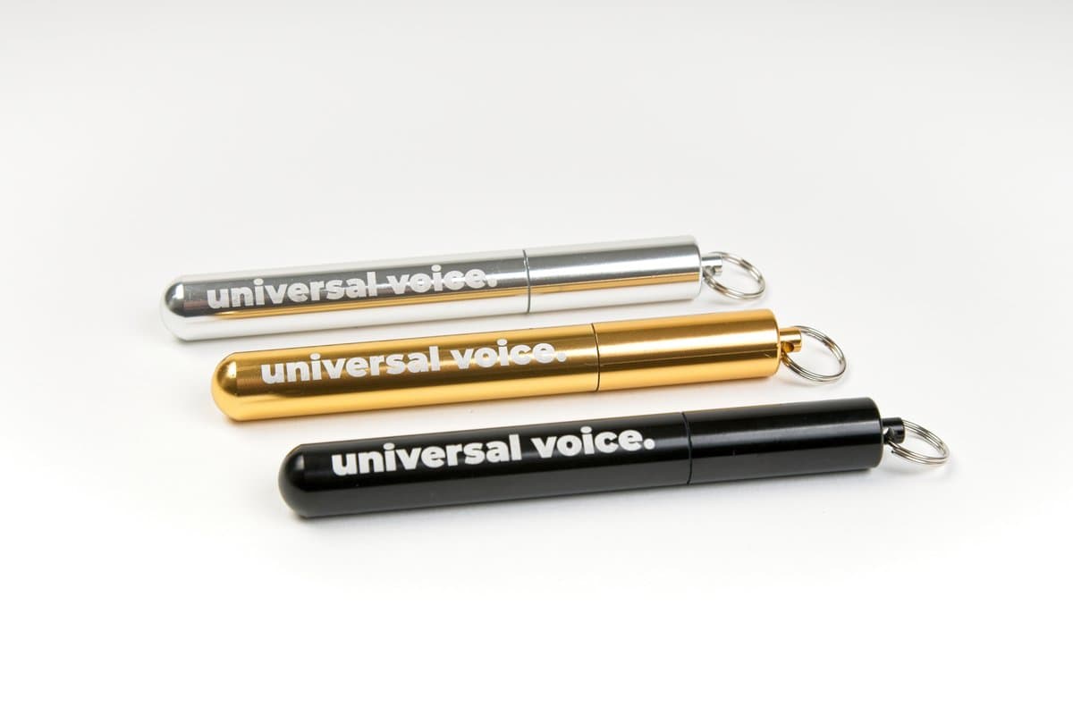 Universal Voice Singing Straw Zwart — afbeelding 1