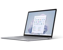 Microsoft Surface Laptop 5 Intel® Core™ i7 i7-1265U 38,1 cm (15") Touchscreen 8 GB LPDDR5x-SDRAM 256 GB SSD Wi-Fi 6 (802.11ax) Windows 11 Pro UK International Platina