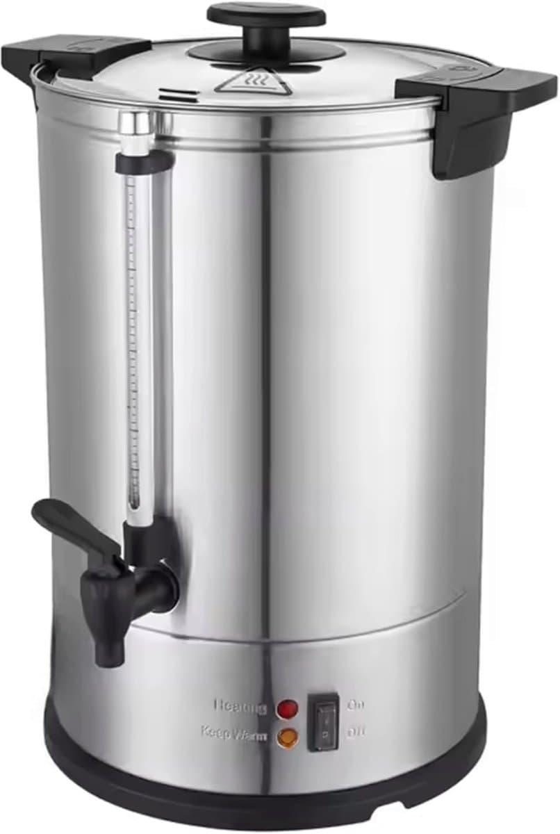 Koffie Percolator - Professioneel Apparaat - Veel Koffie - Dubbelwandige Isolatie - 15 Liter Capaciteit - Zilver — afbeelding 1