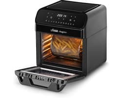 Hete Lucht Friteuse - Olievrije Oven - Gezond Koken - 12 Kookprogramma's - 12 Liter Capaciteit - Zwart